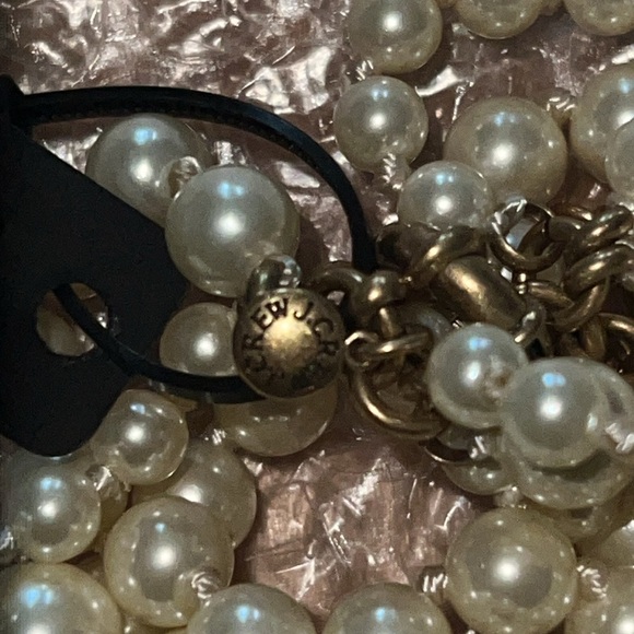 NWT-One Size-J.Crew Multi-Strand Pearl Necklace - Picture 6 of 7